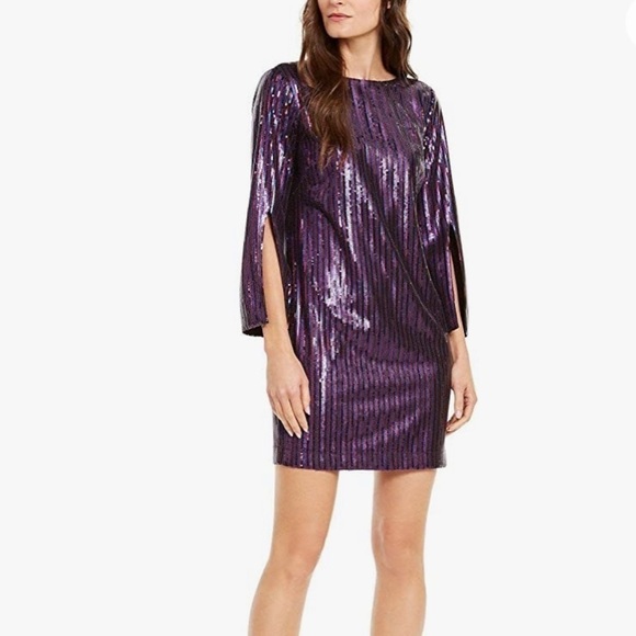 Trina Turk Dresses & Skirts - (Bonus Jewelry included ‼️‼️) Trina Turk Women's Gia Split Sleeve Sequin Dress